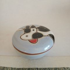 Signed Art Pottery Trinket Box