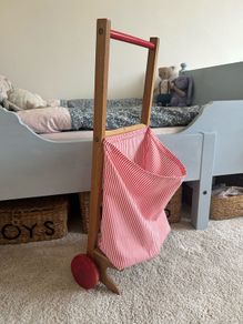 Vintage French toy trolley