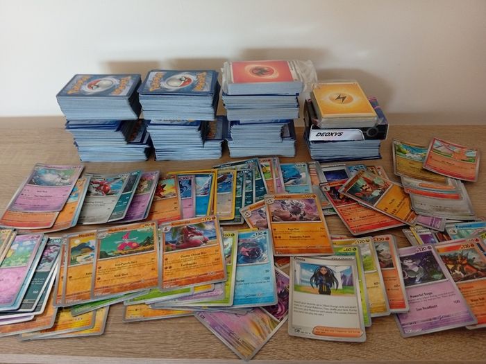 Bulk Lot Of Pokemon Cards Over 1200 In Excellent Order Inc Shiny Holo Etc