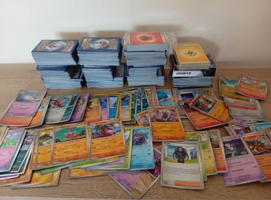 Bulk Lot Of Pokemon Cards Over 1200 In Excellent Order Inc Shiny Holo Etc