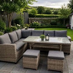 Brand new Rattan 8 seater garden dining set