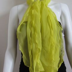 yellow scarf