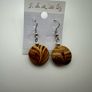 New Wood Effect Earrings Image 3