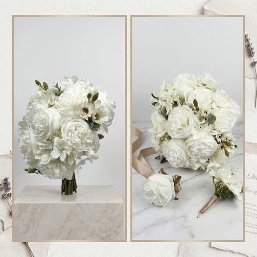 Bridal Bouquet White Wedding Flowers luxury
