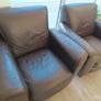 Leather armchairs are in very good condition. Image 5