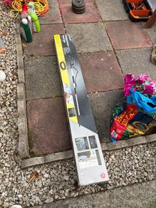 Extendable power washing lance