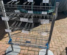 Q System for hanging bags of sweets