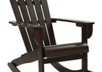 Garden Rocking Chair Wood Brown