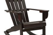 Garden Rocking Chair Wood Brown