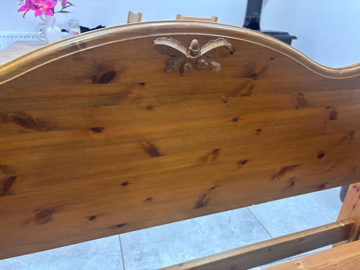 Solid Pine King Size Bed