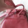 Genuine red leather bag Image 4
