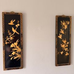 2 Asian inspired wall hangings