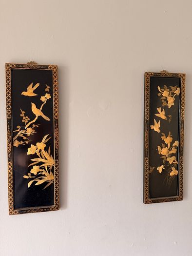 2 Asian inspired wall hangings