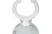 White Suction Cup Holder for 12/16mm Hose - 16mm Clip