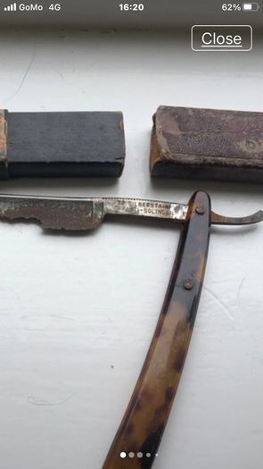 antique razor