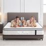 5FT King Size Mattress, 10.2 INCH King Memory Foam Sprung Mattress Medium Firm,Comfortable Sleep for Back Pain Relief and Heavy Sleeper Image 2
