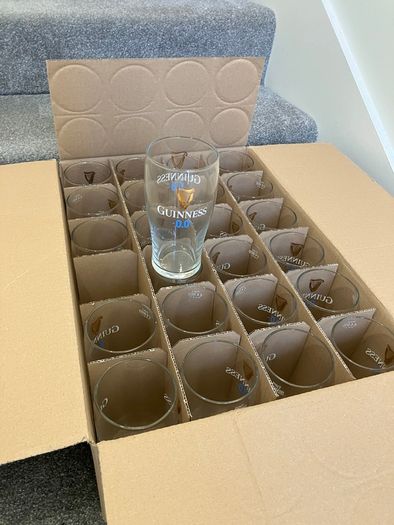 24x Guinness Glasses 0.0