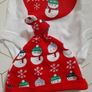 NEW My first Christmas pjs with hat up to 3 months F&F Image 7