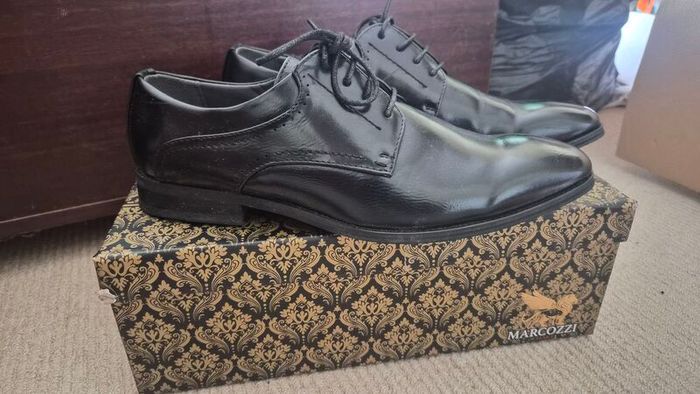 Marcozzi of Venice Stockholm black patent leather shoes