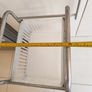 4 Tier Stainless Steel Kitchen Trolley with Plastic Baskets Image 2
