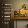 Tommee Tippee Groclock Sleep Trainer Clock, Alarm Clock and Nightlight for Young Children, USB-Powered Image 3