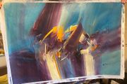 Large Hand Painted Oil on Canvas - Modern Abstract Impressionism