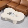 Scandinavian Cloud Coffee Table 120 x 79cm Modern White Living Room Centre Table. Image 3