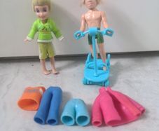 Vintage Polly Pocket boys accessories