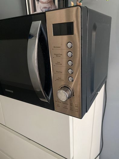 Broken microwave