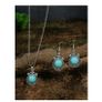 Boho Style Set: Earrings + Pendant - nice gift + other designs available Image 4