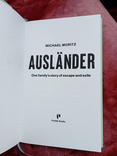 Auslander by Michael Moritz NEW BOOK