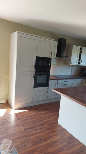 Ikea,  B&Q , Homebase  flat pack kitchen fitting.