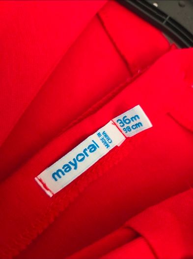 Like New Mayoral Dress with Hearts and Flowers - 3years