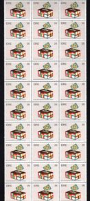 1984 Ireland European Parliamentary Elections (Flags and Ballot Box) Commemorative Stamp Block of 30 Mint Never Hinged (MNH)