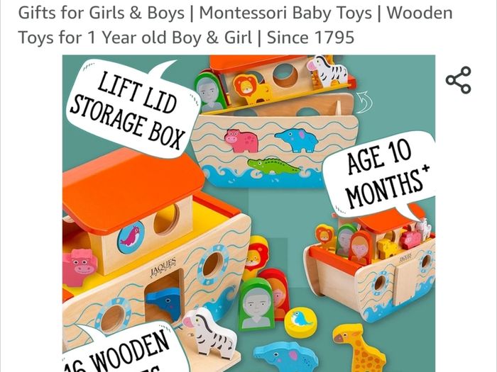 Noah's ark toy