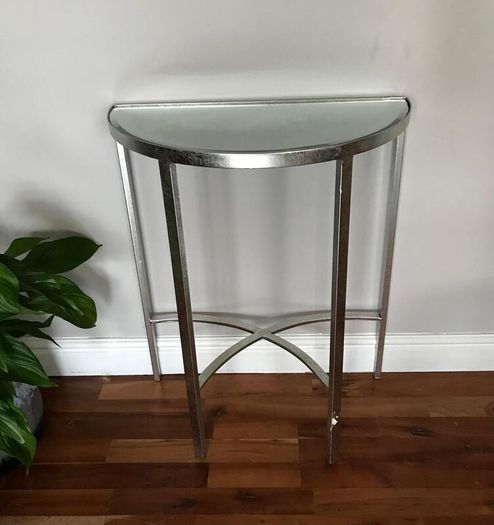 Half-moon Glass Table