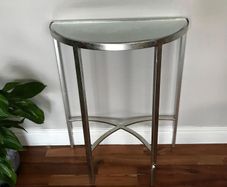 Half-moon Glass Table