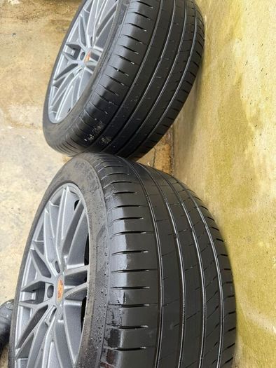 Porsche cayenne 21 rs spyder design wheels grey