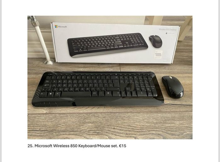 Microsoft Wireless 850 Keyboard/Mouse set