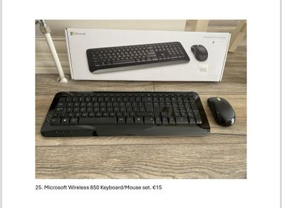 Microsoft Wireless 850 Keyboard/Mouse set