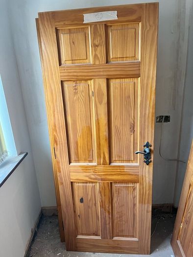 Solid oak door set