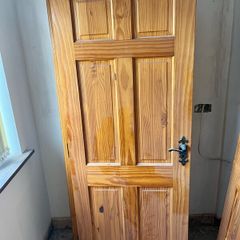 Solid oak door set