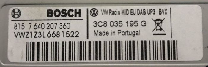 All  Radio Anti-theft Unlocking Pin Code