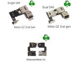 Motorola Moto G2 2nd Gen / Moto G3 3rd gen Micro Sd Sim Card Reader Connector Board Flex
