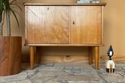 sideboard mid  century vinyl