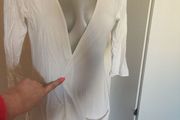 White lace back Cmd cardigan size UK14 EU42 Postage included