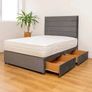 Divan Double & King Size Bed Frame With Mattress Image 2