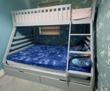 Triple Bunk bed with mattress
