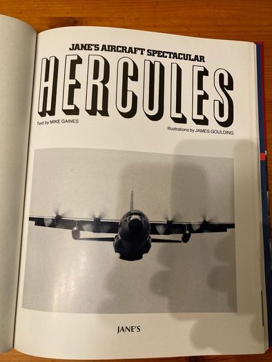 Military  book: Jane's Aircraft Spectacular ' Hercules'