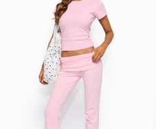 Edikted Pink Leggings, size small